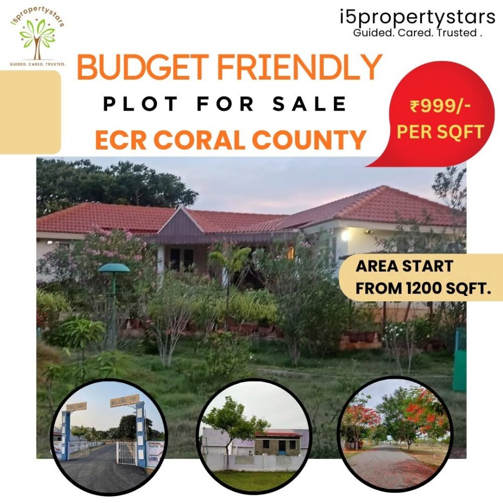 ECR DTCP Approved Property | 150Mtrs From New ECR property in Kalpakkam