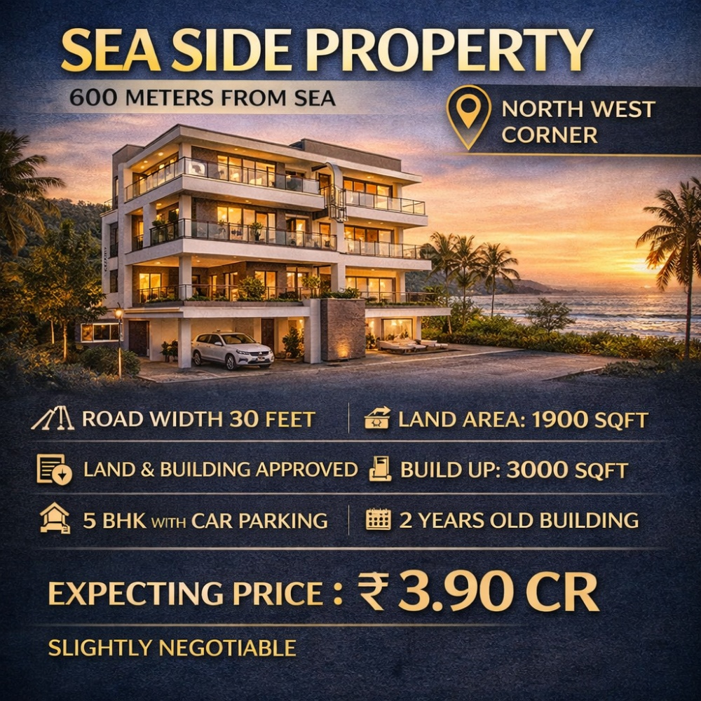 Sea Side 5BHK Villa - Villa in Uthandi, ECR, Chennai for sale